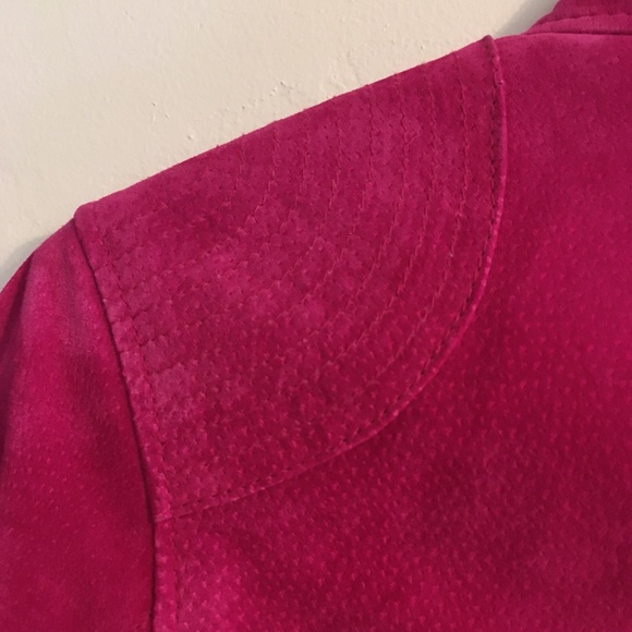 Ruff Hewn pink suede jacket size small - Picture 7 of 9